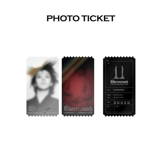 G-DRAGON PHOTO TICKET(TOKYO/OSAKA) GD010　8月中旬予約